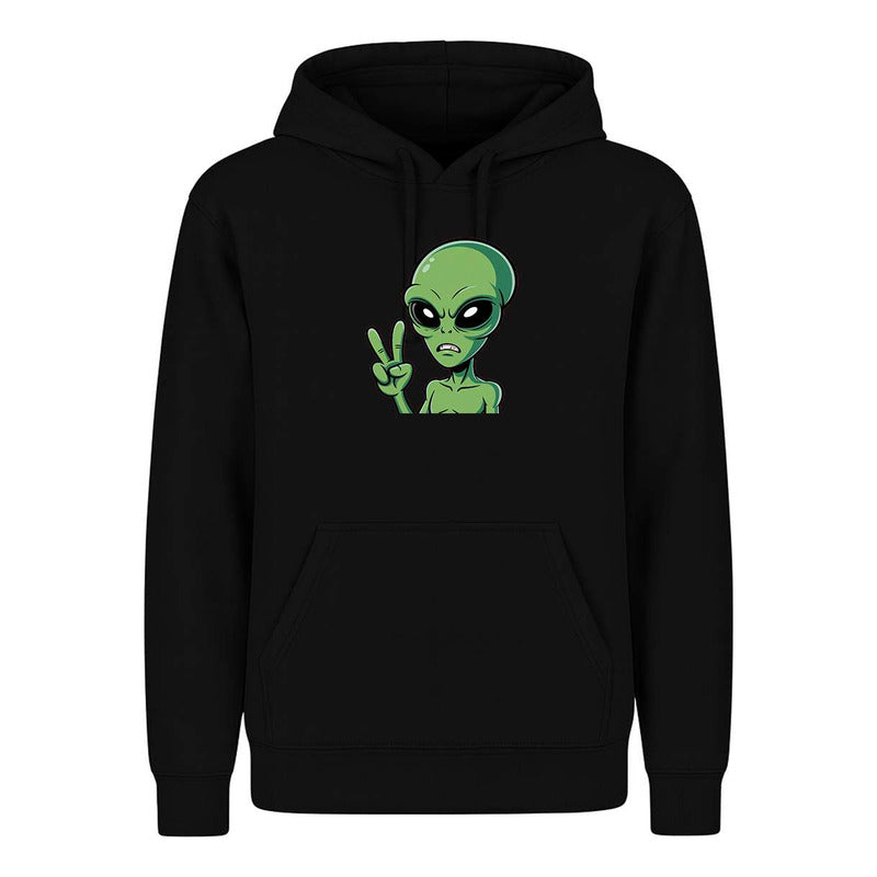 Sudadera Alien Señal De Paz Divertida Sci-fi Infantil