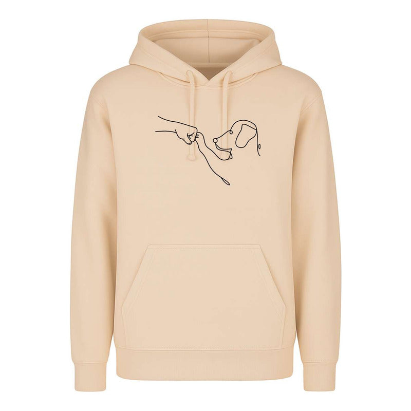 Sudadera Perro Y Humano Amigos Mascotas Line Art Infantil
