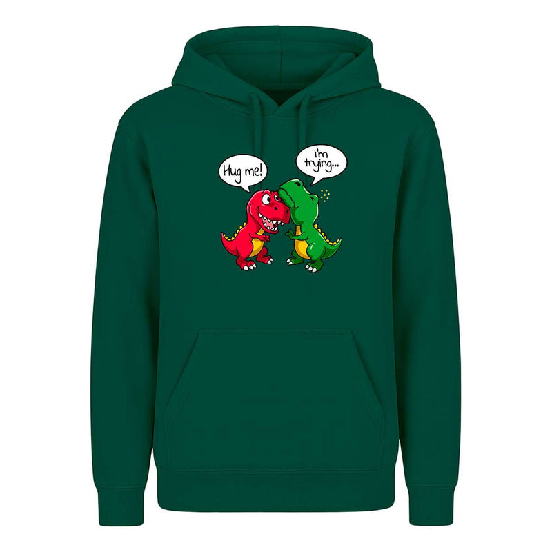 Sudadera Dinosaurios Hug Me! Divertida Humor Regalo Unisex