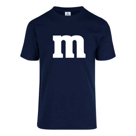 Playera KreaLab M&M para caballero, ropa nueva con diseño colorido, mostrada en la imagen sobre fondo neutro.