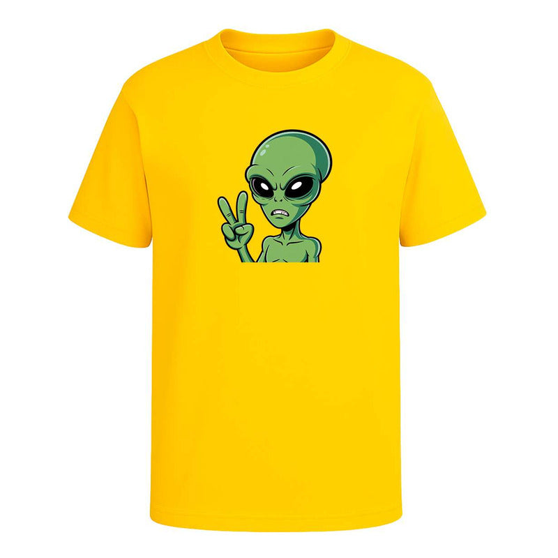 Playera "Alien Señal de Paz" Sci-fi - Infantil