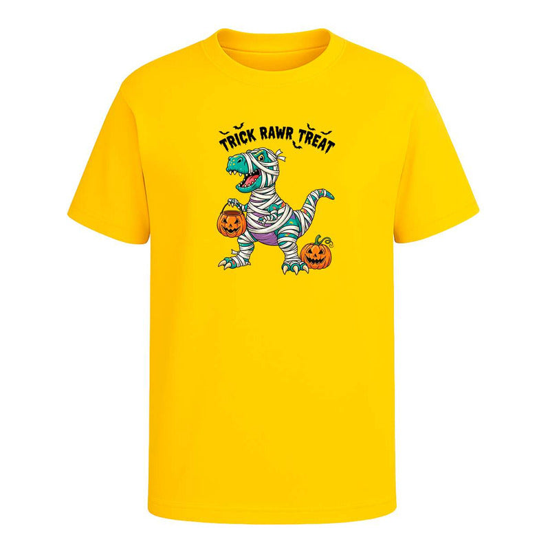 Playera Dinosaurio Halloween Trick Rawr Treat Infantil