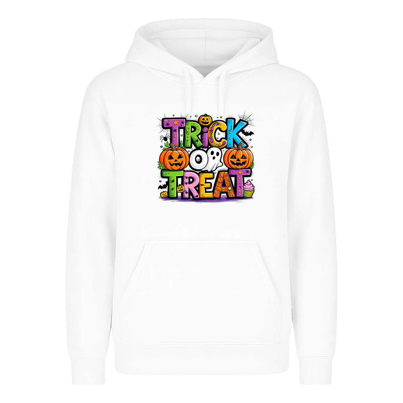 Sudadera Trick Or Treat Unisex Fantasma Calabazas Halloween