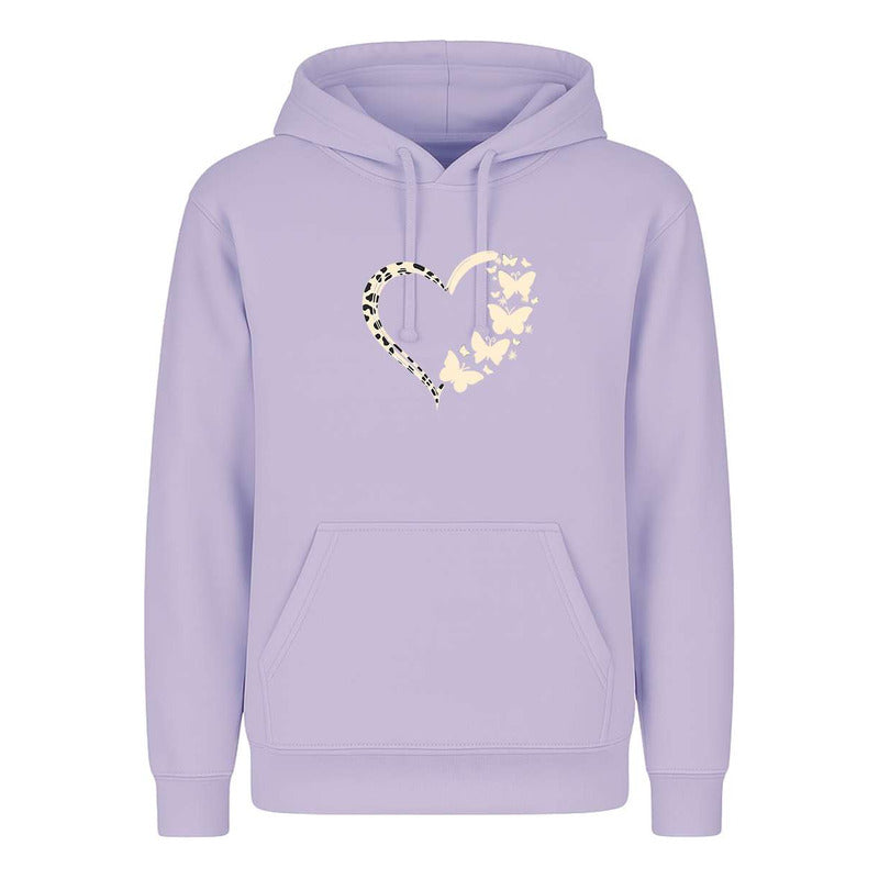 Sudadera Corazón Con Mariposas Regalo Pareja Y Amor Unisex