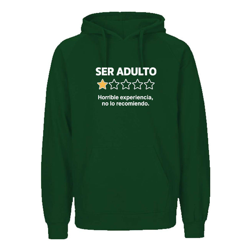 Sudadera Ser Adulto 1 Estrella Graciosa Divertida Unisex