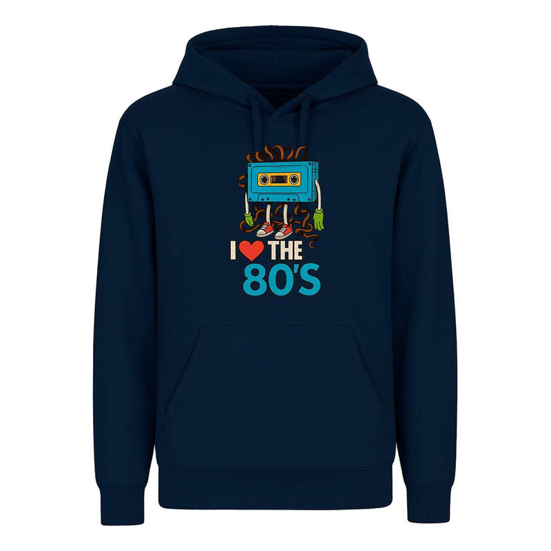 Sudadera I Love The 80s Cassette Retro Nostalgia Infantil