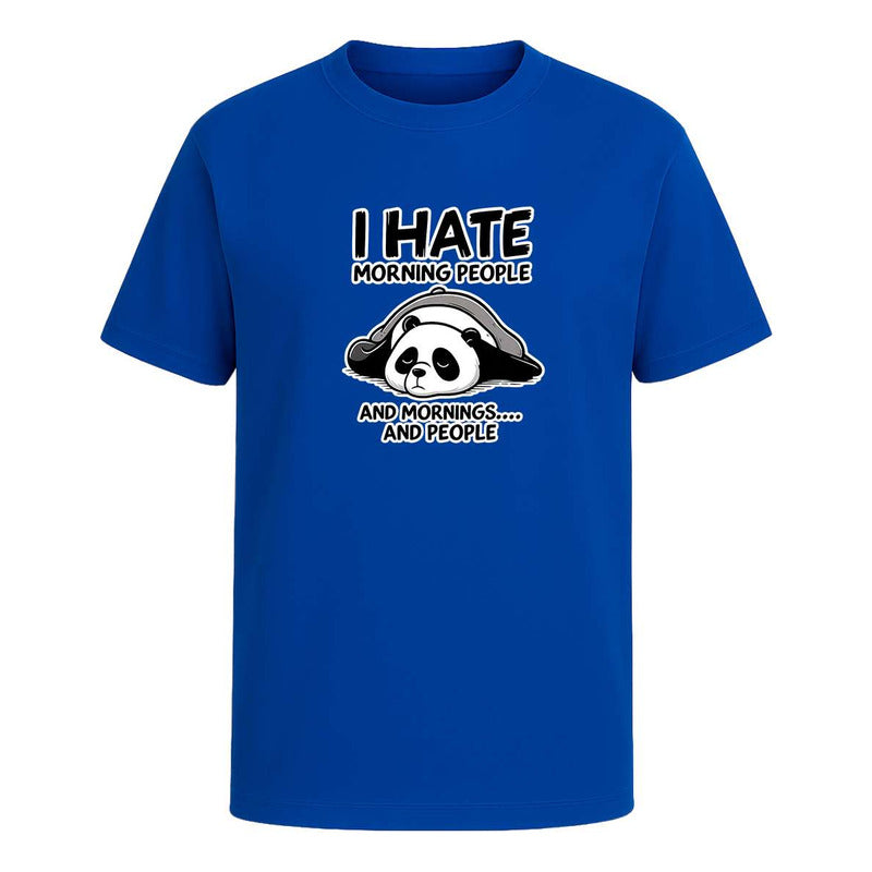 Playera "I Hate Morning People" Panda - Hombre