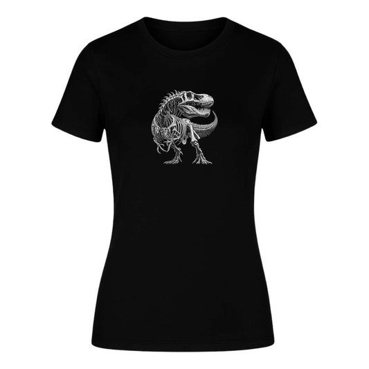 Playera "Esqueleto T-Rex" Fósil - Dama