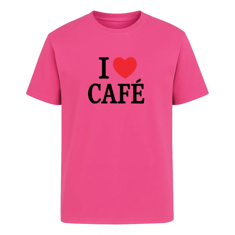 Playera I Love Café Ideal Para Coffee Lovers Para Hombre