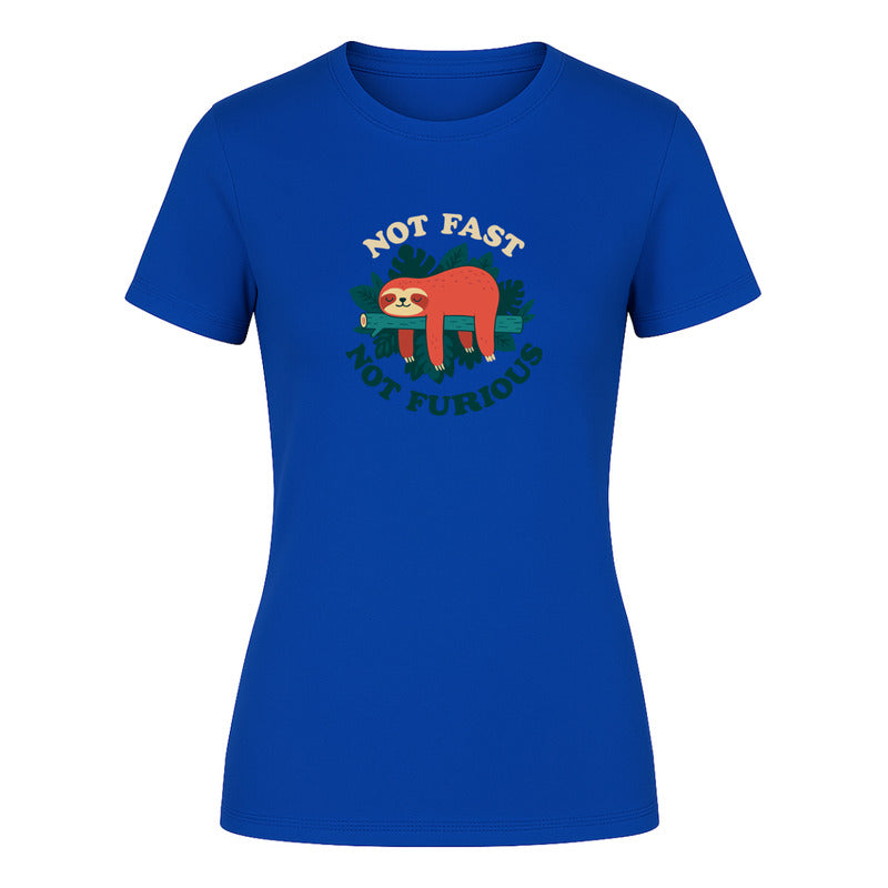 Playera "Not Fast Not Furious" Oso Perezoso - Dama