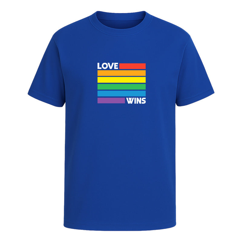 Playera Love Wins Lgbt Arcoíris Orgullo Gay Unisex