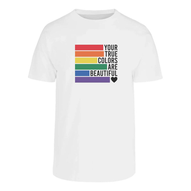Playera Lgbt+ Orgullo Gay Tus Verdaderos Colores Unisex