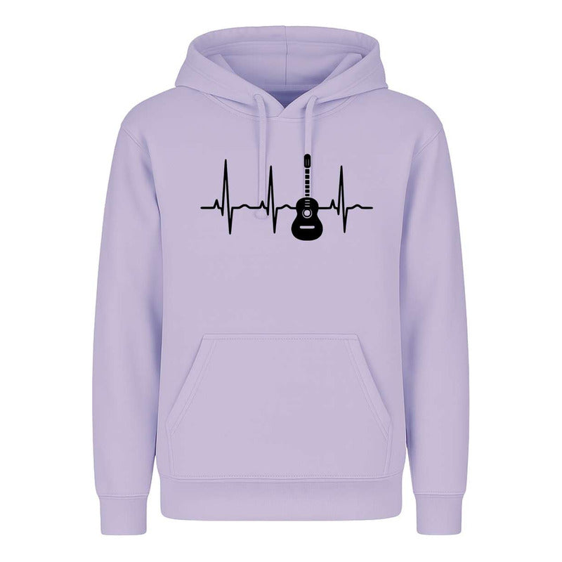Sudadera Ritmo Del Corazón Guitarra Rock Fans Música Unisex