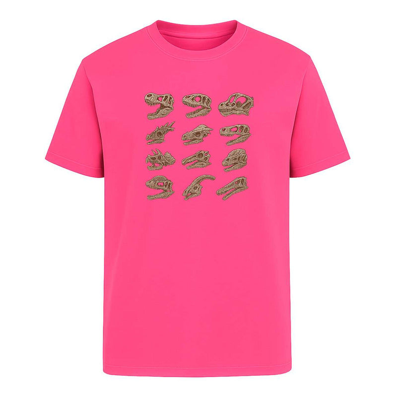 Playera "Cráneos de Dinosaurio" Fósiles - Hombre