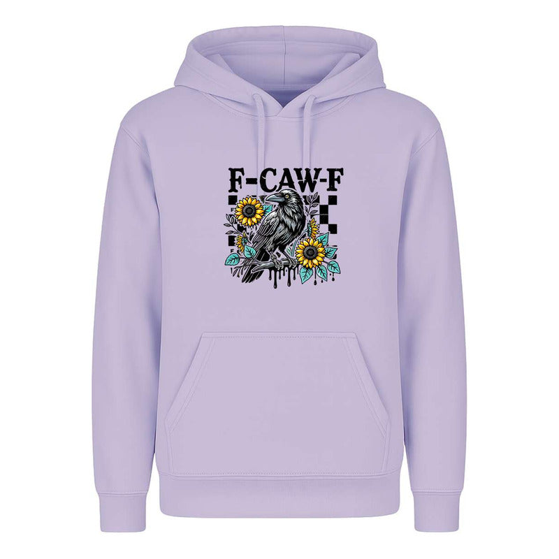 Sudadera F-caw-f Cuervo Humor Negro Broma Divertida Unisex