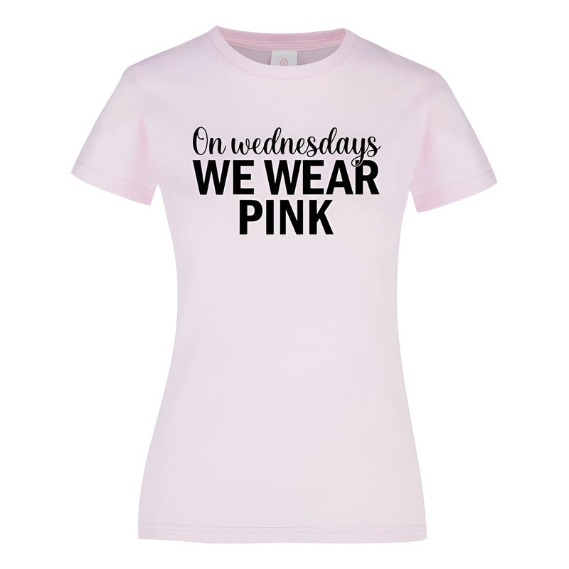Playera "On Wednesdays We Wear Pink" Mean Girls - Dama