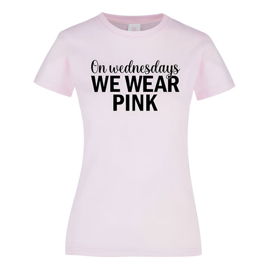 Playera "On Wednesdays We Wear Pink" Mean Girls - Dama