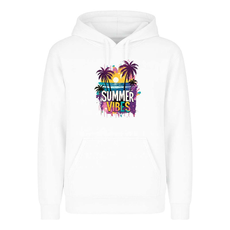 Sudadera Summer Vibes Playa Sol Arena Vacaciones Unisex