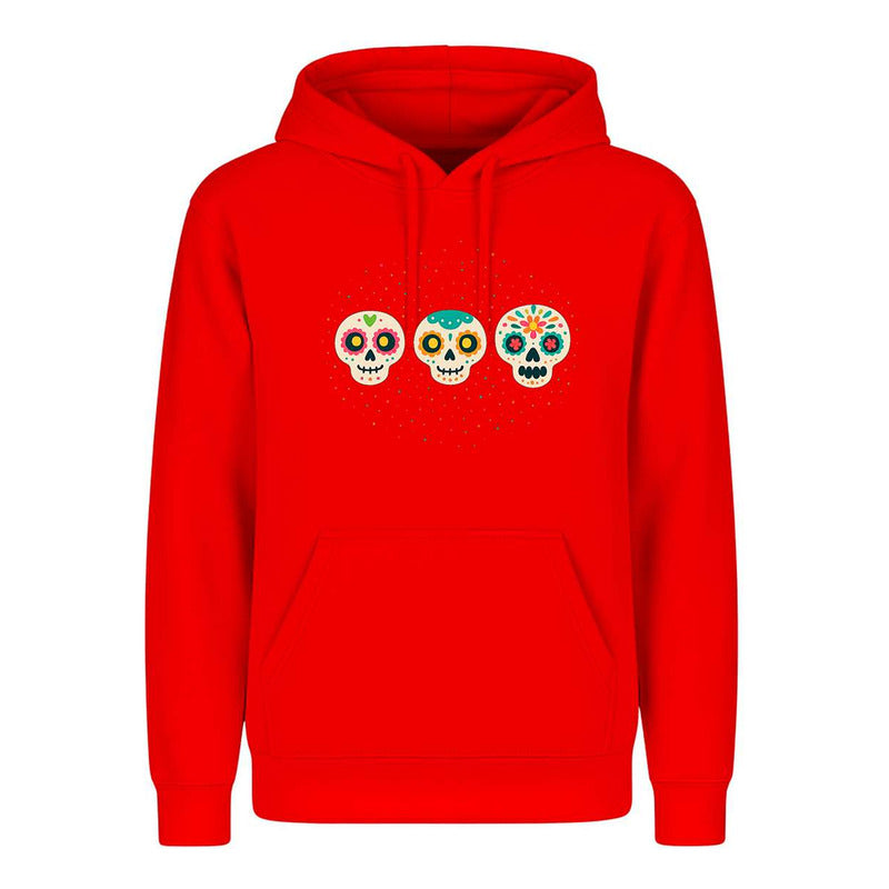 Sudadera Calaveras Coloridas Día De Muertos Arte Mexicano