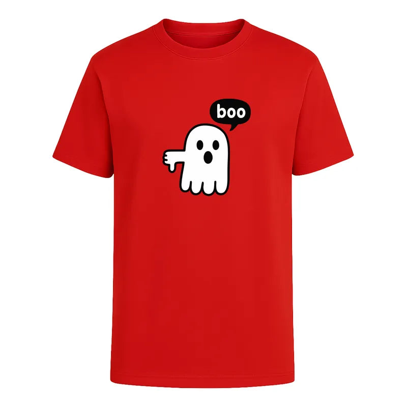 Playera Fantasma Boo Diseño Divertido Minimalista Unisex
