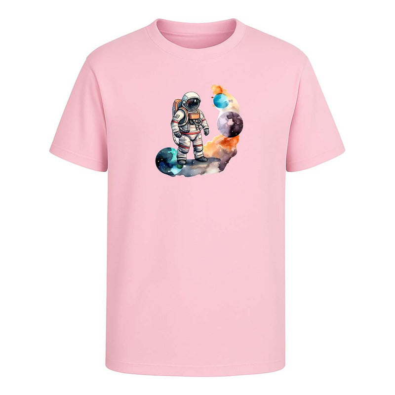 Playera "Astronauta Acuarela" Planetas Espacio - Hombre