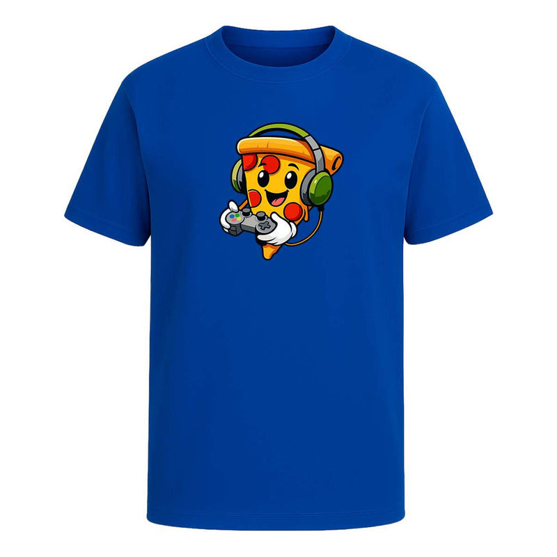 Playera Pizza Gamer Con Audífonos Control Divertida Infantil