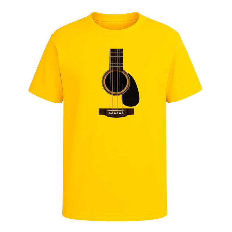 Playera Guitarra Acústica Minimalista - Infantil