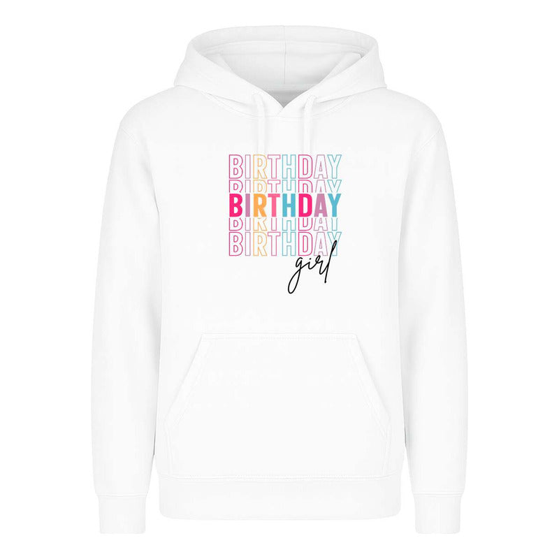 Sudadera Birthday Girl Multicolor Para Cumpleaños Unisex