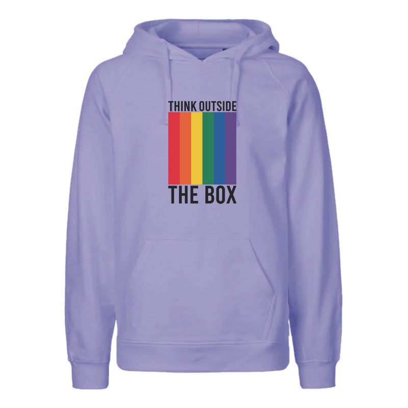 Sudadera Lgbt+ Piensa Fuera De La Caja Orgullo Gay Unisex