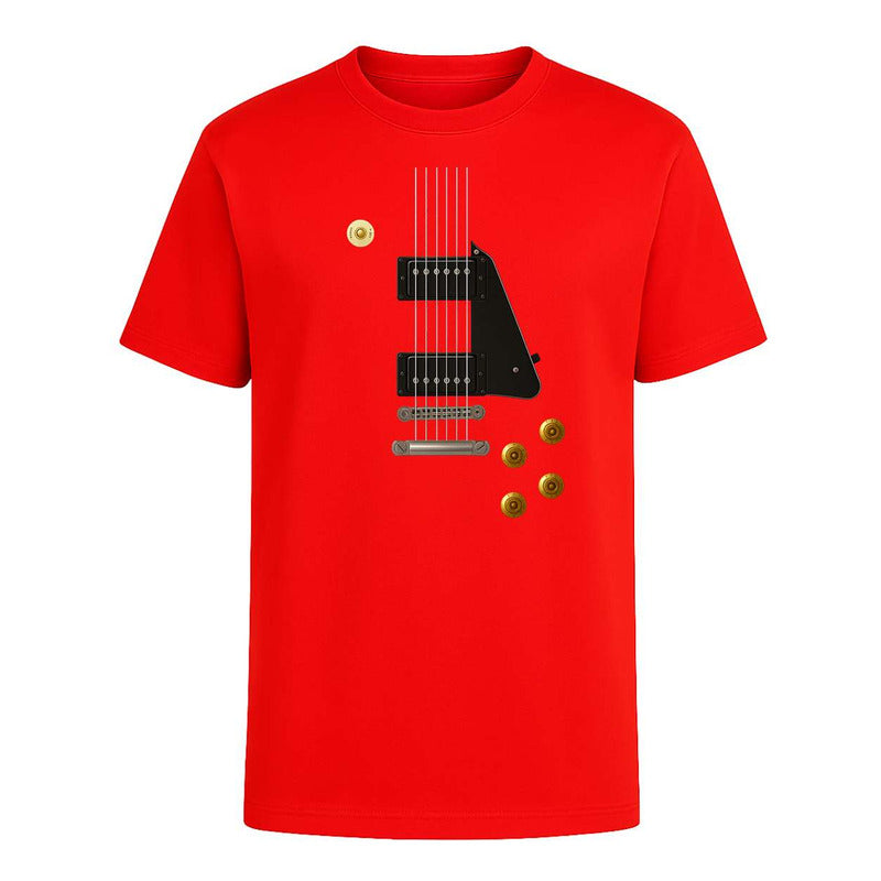 Playera "Guitarra Eléctrica" Rock Metal - Hombre