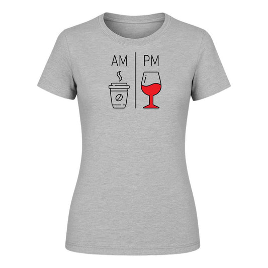 Playera "AM/PM Café y Vino" - Dama