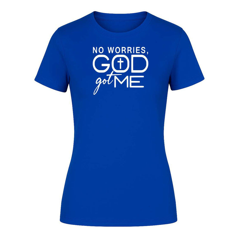 Playera "No Worries God Got Me" Cristiana - Dama