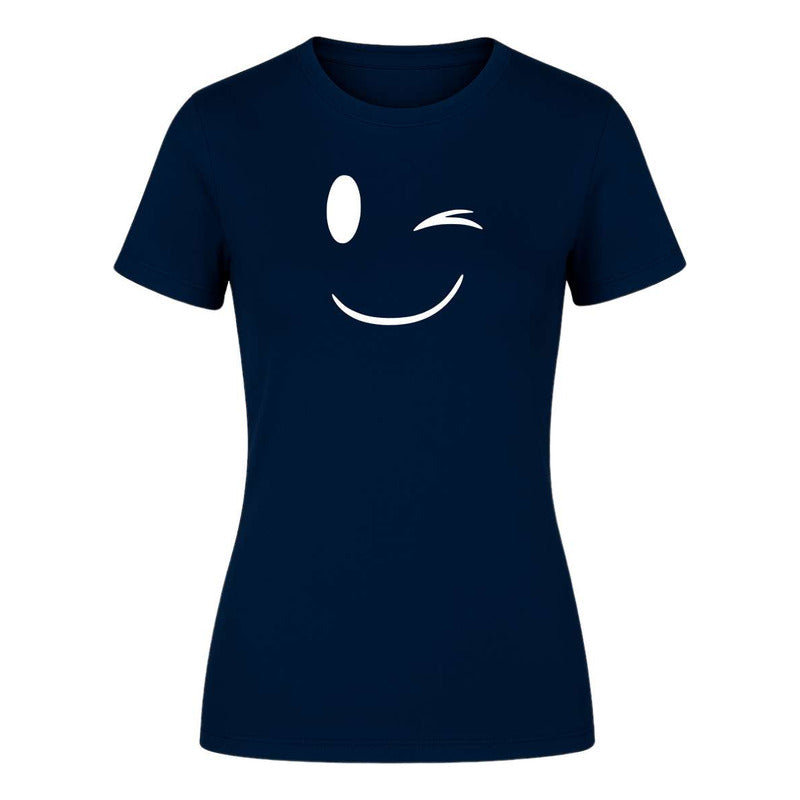 Playera "Emoji Guiñando Ojo" - Dama