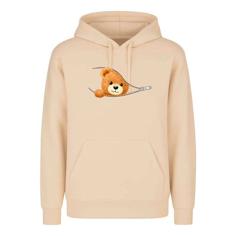 Sudadera Osito En Cierre Kawaii Tierno Divertida Infantil