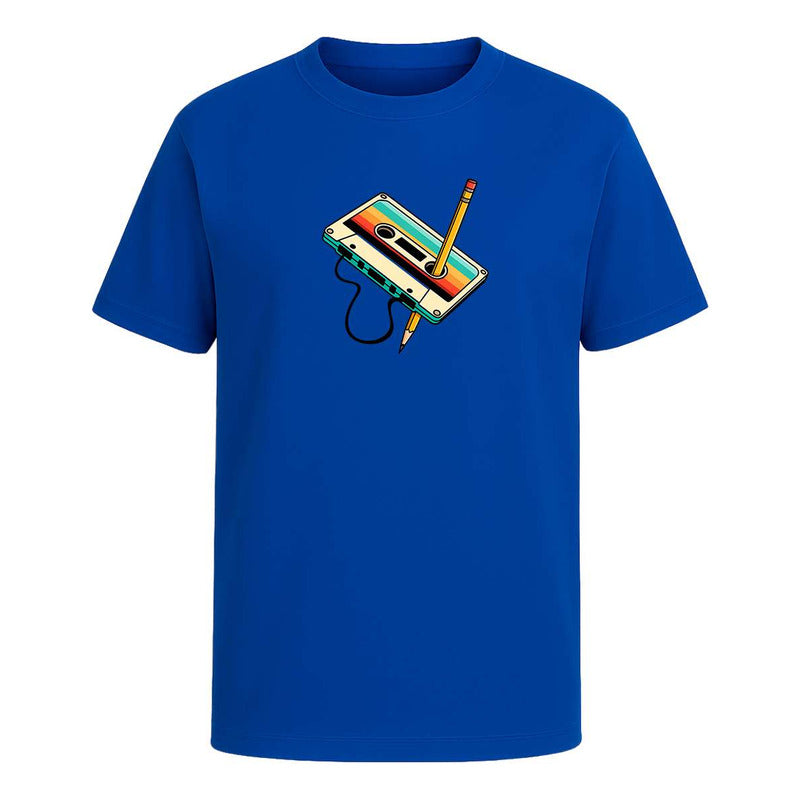 Playera "Casete Vintage" Música Retro - Hombre