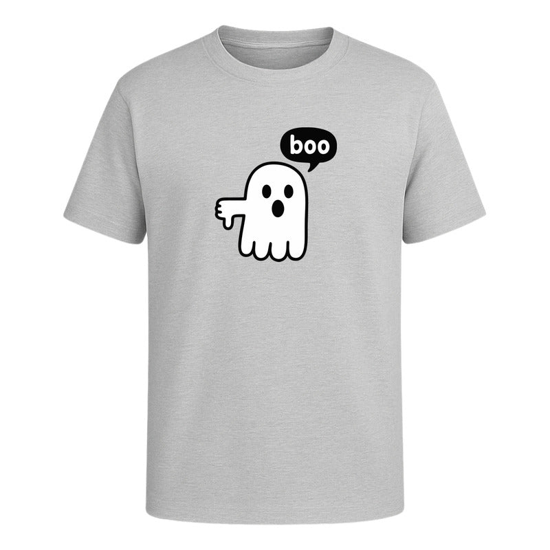 Playera Fantasma Boo Diseño Divertido Minimalista Unisex