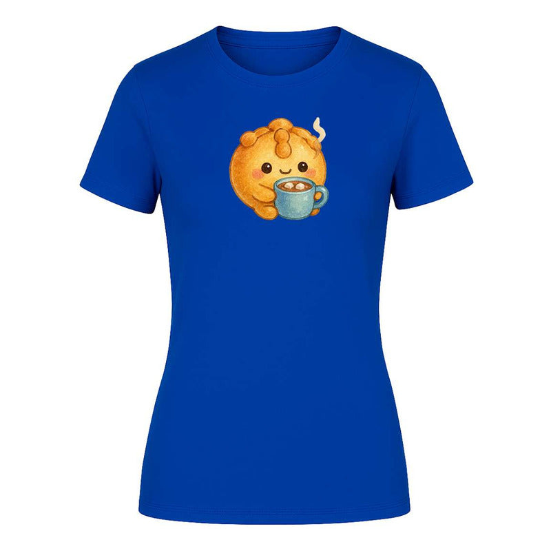 Playera Pan De Muerto Kawaii Con Chocolate Cute De Dama