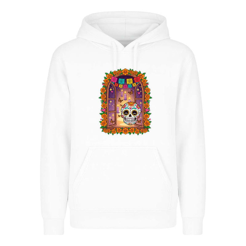 Sudadera Calavera Día De Muertos Ofrenda Tradicional México