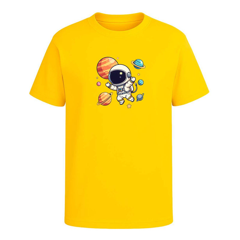 Playera "Astronauta Kawaii" Planetas - Hombre