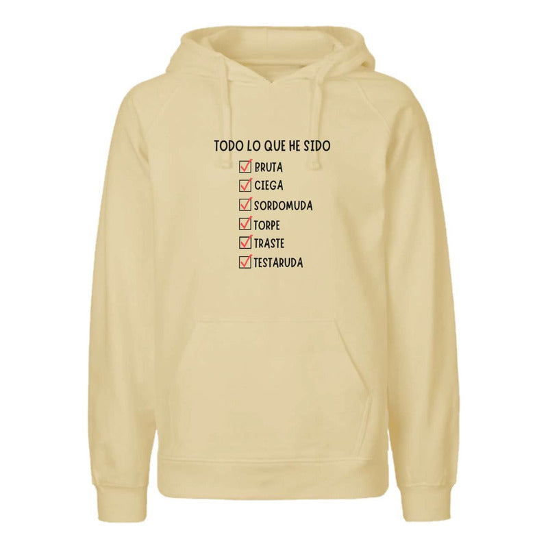 Sudadera Shakira Todo Lo Que He Sido Check List Unisex