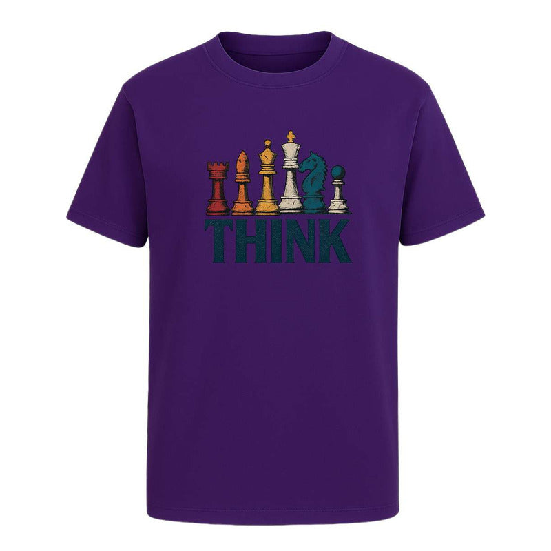 Playera "Think Ajedrez Estrategia" - Infantil