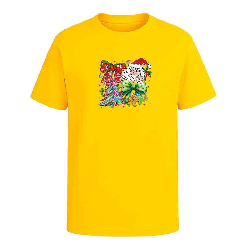 Playera Santa Árbol Navideño Listones Galleta Regalo Unisex