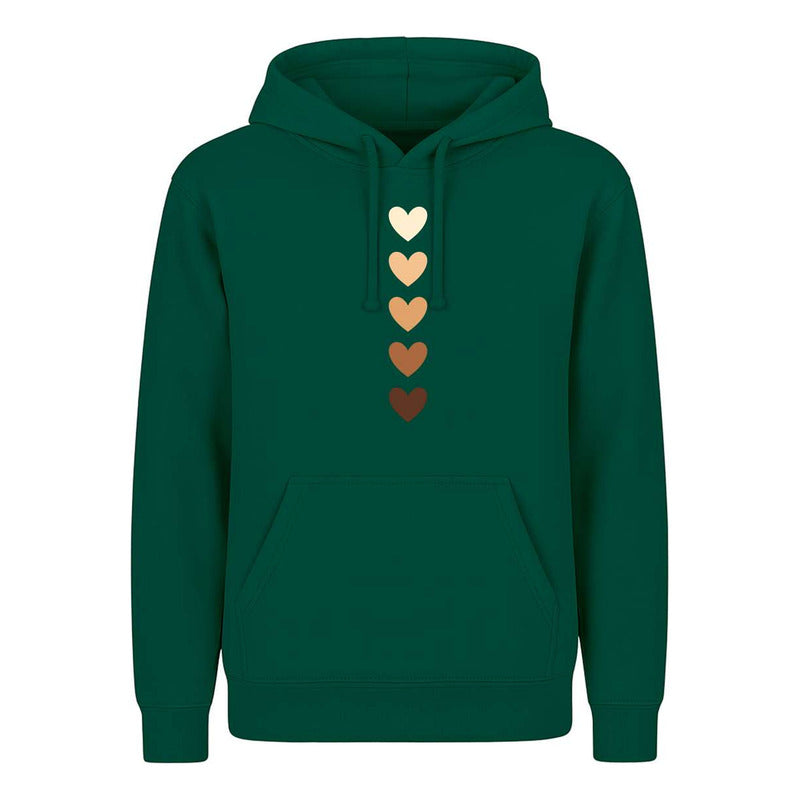 Sudadera Corazones Inclusión Igualdad Regalo Amor Unisex