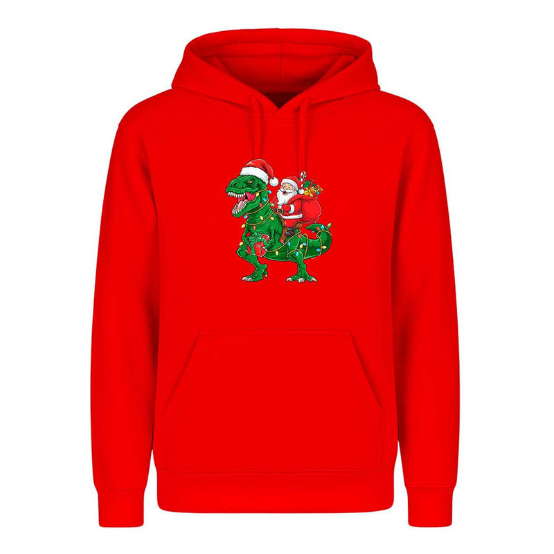 Sudadera Santa En T Rex Navideño Regalo Divertida Infantil