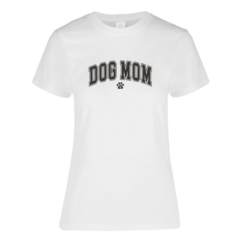 Playera "Dog Mom" Frase - Dama
