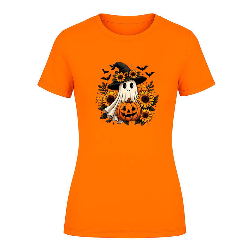 Playera Fantasma Tierno De Dama Halloween Noche De Brujas