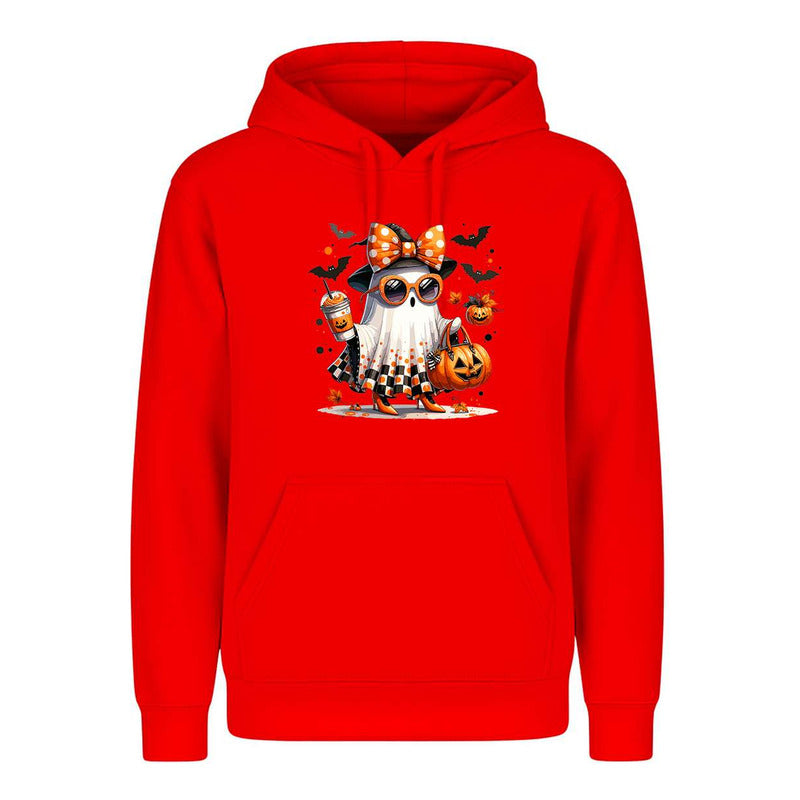 Sudadera Fantasma Fashion Con Calabaza Halloween Divertida