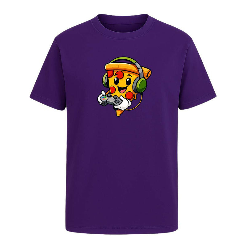 Playera Pizza Gamer Con Audífonos Control Divertida Unisex