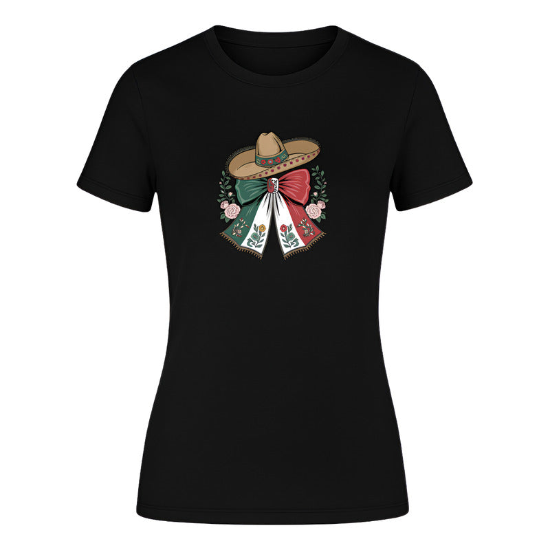 Playera "Listón Mexicano y Sombrero Charro" - Dama