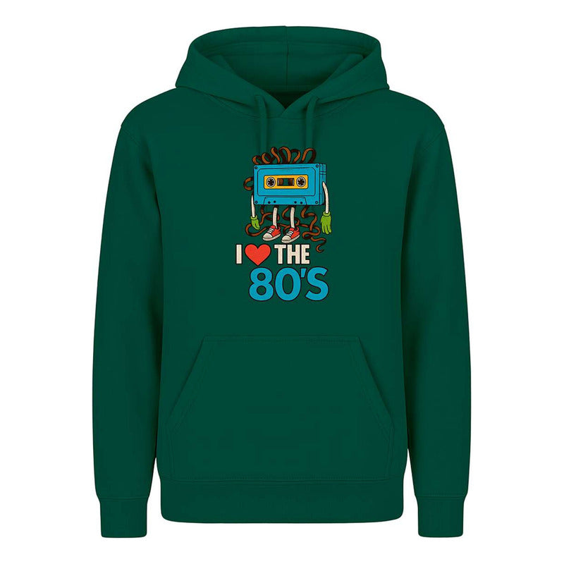 Sudadera I Love The 80s Cassette Retro Nostalgia Fans Unisex